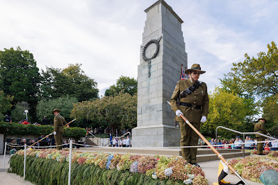 Photo from the Anzac Day 2025 Civic Service held at Memorial Park in Hamilton, Waikato, New Zealand on Friday, 25 April, 2025. Photography by Mike Walen / KeyImagery Photography. Copyright: © 2025 Hamilton City Council.