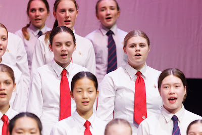 Photo from Waikato Diocesan House Singing 2022, held at GLOBOX Arena, Claudelands Event Centre, Hamilton, New Zealand on Friday, 23 June, 2023.  Photo: Mike Walen / KeyImagery Photography. Copyright: © Waikato Diocesan School for Girls.