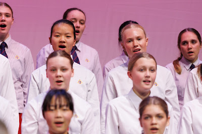 Photo from Waikato Diocesan House Singing 2022, held at GLOBOX Arena, Claudelands Event Centre, Hamilton, New Zealand on Friday, 23 June, 2023.  Photo: Mike Walen / KeyImagery Photography. Copyright: © Waikato Diocesan School for Girls.