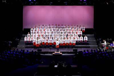 Photo from Waikato Diocesan House Singing 2022, held at GLOBOX Arena, Claudelands Event Centre, Hamilton, New Zealand on Friday, 23 June, 2023.  Photo: Mike Walen / KeyImagery Photography. Copyright: © Waikato Diocesan School for Girls.