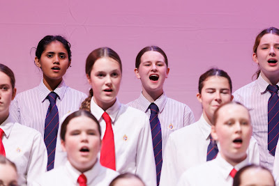 Photo from Waikato Diocesan House Singing 2022, held at GLOBOX Arena, Claudelands Event Centre, Hamilton, New Zealand on Friday, 23 June, 2023.  Photo: Mike Walen / KeyImagery Photography. Copyright: © Waikato Diocesan School for Girls.