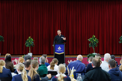 Photo from the 2023 Father/Daughter Breakfast held in the Nancy Light Hall at Waikato Diocesan in Hamilton, Waikato, New Zealand. Taken: Monday, 16 October, 2023. Photography: Mike Walen / KeyImagery Photography. Copyright: © Waikato Diocesan School for Girls.