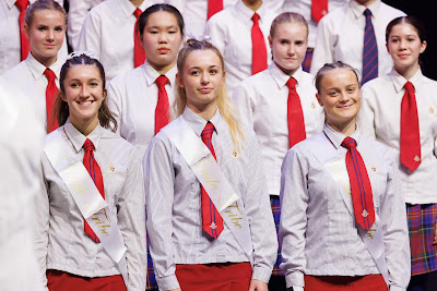 Photo from Waikato Diocesan House Singing 2022, held at GLOBOX Arena, Claudelands Event Centre, Hamilton, New Zealand on Friday, 23 June, 2023.  Photo: Mike Walen / KeyImagery Photography. Copyright: © Waikato Diocesan School for Girls.