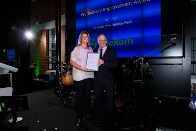 Photo from the Holiday Parks Association of New Zealand 2018 Awards Dinner held at Wintec Atrium, Hamilton, New Zealand. Taken: Wednesday, 25 July 2018. Photography: Mike Walen / KeyImagery Photography. Copyright: © Holiday Parks Association of New Zealand.