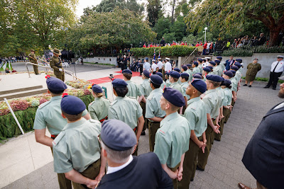 Photo from the Anzac Day 2025 Civic Service held at Memorial Park in Hamilton, Waikato, New Zealand on Friday, 25 April, 2025. Photography by Mike Walen / KeyImagery Photography. Copyright: © 2025 Hamilton City Council.
