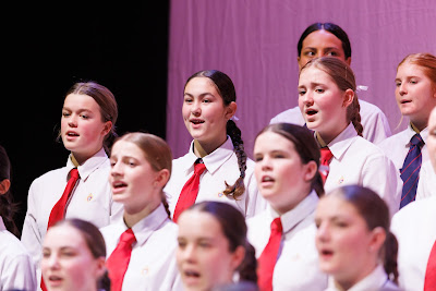 Photo from Waikato Diocesan House Singing 2022, held at GLOBOX Arena, Claudelands Event Centre, Hamilton, New Zealand on Friday, 23 June, 2023.  Photo: Mike Walen / KeyImagery Photography. Copyright: © Waikato Diocesan School for Girls.