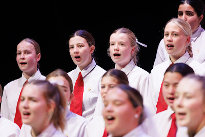 Photo from Waikato Diocesan House Singing 2022, held at GLOBOX Arena, Claudelands Event Centre, Hamilton, New Zealand on Friday, 23 June, 2023.  Photo: Mike Walen / KeyImagery Photography. Copyright: © Waikato Diocesan School for Girls.