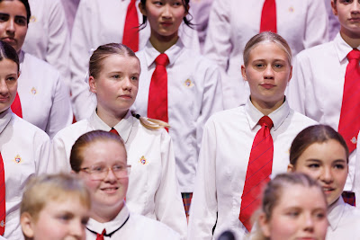 Photo from Waikato Diocesan House Singing 2022, held at GLOBOX Arena, Claudelands Event Centre, Hamilton, New Zealand on Friday, 23 June, 2023.  Photo: Mike Walen / KeyImagery Photography. Copyright: © Waikato Diocesan School for Girls.