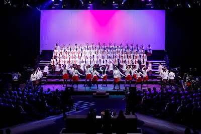 Photo from Waikato Diocesan House Singing 2022, held at GLOBOX Arena, Claudelands Event Centre, Hamilton, New Zealand on Friday, 23 June, 2023.  Photo: Mike Walen / KeyImagery Photography. Copyright: © Waikato Diocesan School for Girls.