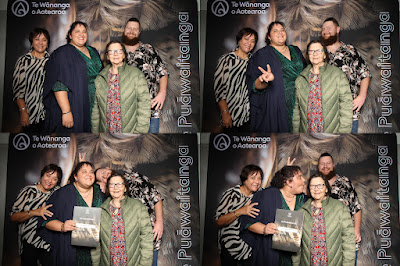 Booth photo from the TWoA Tainui 2025 Graduations (Ceremony 2 @ 2pm) held at Claudelands Event Centre in Hamilton, Waikato, New Zealand on Tuesday, 29 April, 2025. Photography by InstaBooth / KeyImagery Photography. Copyright: © 2025 Te Wānanga o Aotearoa.
