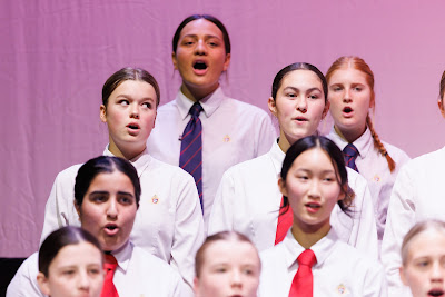 Photo from Waikato Diocesan House Singing 2022, held at GLOBOX Arena, Claudelands Event Centre, Hamilton, New Zealand on Friday, 23 June, 2023.  Photo: Mike Walen / KeyImagery Photography. Copyright: © Waikato Diocesan School for Girls.
