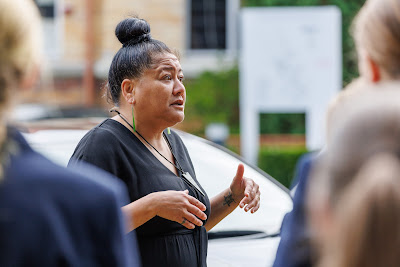 Photo from the New Staff & Student Pōwhiri event held in the All Saints Chapel at Waikato Diocesan in Hamilton, Waikato, New Zealand on Wednesday, 7 Feb,ruary 2024. Photo by Mike Walen / KeyImagery Photography. Copyright: © Waikato Diocesan School for Girls.