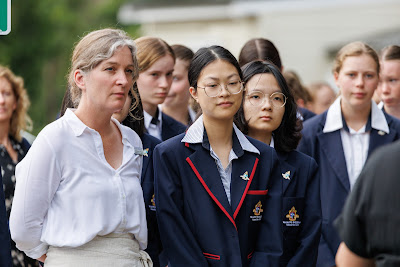 Photo from the New Staff & Student Pōwhiri event held in the All Saints Chapel at Waikato Diocesan in Hamilton, Waikato, New Zealand on Wednesday, 7 Feb,ruary 2024. Photo by Mike Walen / KeyImagery Photography. Copyright: © Waikato Diocesan School for Girls.