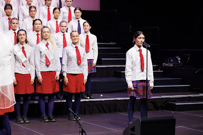 Photo from Waikato Diocesan House Singing 2022, held at GLOBOX Arena, Claudelands Event Centre, Hamilton, New Zealand on Friday, 23 June, 2023.  Photo: Mike Walen / KeyImagery Photography. Copyright: © Waikato Diocesan School for Girls.