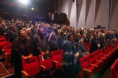 Photo from the TWoA Whirikoka 2024 Graduation (Gisborne), held at the War Memorial Theatre, Gisborne, East Coast, New Zealand on Wednesday, 16 April, 2025. Photo by Alick Saunders for KeyImagery Photography. Copyright: © 2025 Te Wānanga o Aotearoa.