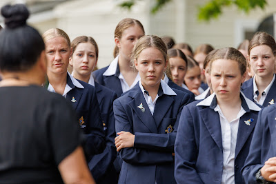 Photo from the New Staff & Student Pōwhiri event held in the All Saints Chapel at Waikato Diocesan in Hamilton, Waikato, New Zealand on Wednesday, 7 Feb,ruary 2024. Photo by Mike Walen / KeyImagery Photography. Copyright: © Waikato Diocesan School for Girls.