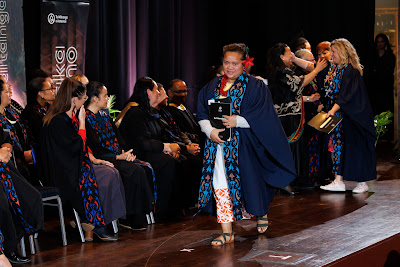 Photo from the TWoA Tāmaki Makaurau 2023 Graduations (Ceremony 1 @ 10am), held at the Due Drop Events Centre, Manukau, Auckland, New Zealand on Wednesday, 7 June, 2023. Photo: Mike Walen / KeyImagery Photography. Copyright: © Te Wānanga o Aotearoa.
