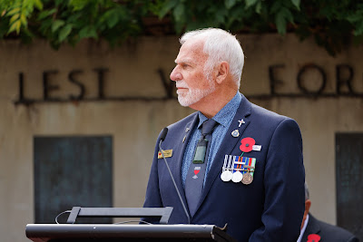 Photo from the Anzac Day 2025 Civic Service held at Memorial Park in Hamilton, Waikato, New Zealand on Friday, 25 April, 2025. Photography by Mike Walen / KeyImagery Photography. Copyright: © 2025 Hamilton City Council.