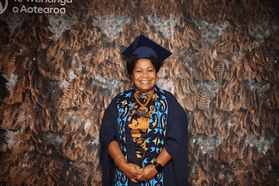 Booth photo from the TWoA Tainui 2023 Graduations (Ceremony 3 - Thursday Morning), held at Hamilton Boys High School, Hamilton, Waikato, New Zealand on Thursday, 20 April, 2023. Photo: InstaBooth / KeyImagery Photography. Copyright: © Te Wānanga o Aotearoa.