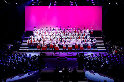 Photo from Waikato Diocesan House Singing 2022, held at GLOBOX Arena, Claudelands Event Centre, Hamilton, New Zealand on Friday, 23 June, 2023.  Photo: Mike Walen / KeyImagery Photography. Copyright: © Waikato Diocesan School for Girls.