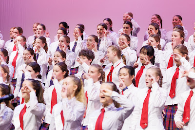 Photo from Waikato Diocesan House Singing 2022, held at GLOBOX Arena, Claudelands Event Centre, Hamilton, New Zealand on Friday, 23 June, 2023.  Photo: Mike Walen / KeyImagery Photography. Copyright: © Waikato Diocesan School for Girls.