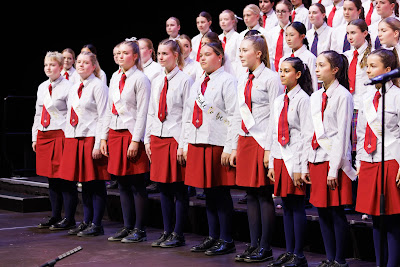 Photo from Waikato Diocesan House Singing 2022, held at GLOBOX Arena, Claudelands Event Centre, Hamilton, New Zealand on Friday, 23 June, 2023.  Photo: Mike Walen / KeyImagery Photography. Copyright: © Waikato Diocesan School for Girls.