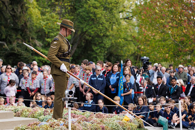 Photo from the Anzac Day 2025 Civic Service held at Memorial Park in Hamilton, Waikato, New Zealand on Friday, 25 April, 2025. Photography by Mike Walen / KeyImagery Photography. Copyright: © 2025 Hamilton City Council.