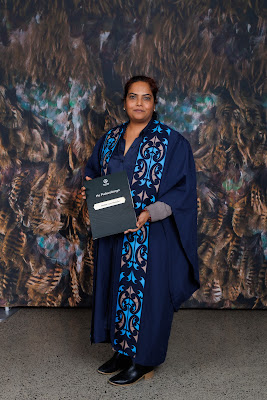 Photo from the TWoA Tāmaki Makaurau 2023 Graduations (Ceremony 3 @ 8pm), held at the Due Drop Events Centre, Manukau, Auckland, New Zealand on Wednesday, 7 June, 2023. Photo: Mike Walen / KeyImagery Photography. Copyright: © Te Wānanga o Aotearoa.