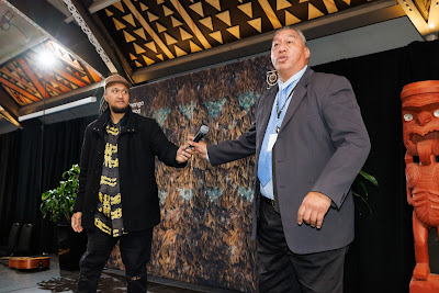 Photo from the TWoA Waiariki 2023 Graduations (Waiwhero), held at Te Puia, Rotorua, Bay of Plenty, New Zealand on Friday, 12 May, 2023. Photo: Mike Walen / KeyImagery Photography. Copyright: © Te Wānanga o Aotearoa.