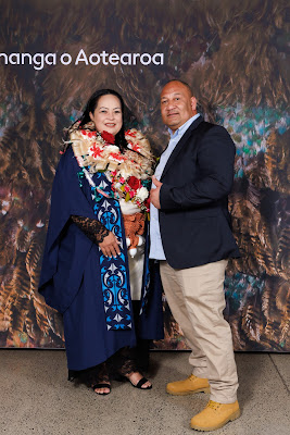 Photo from the TWoA Tāmaki Makaurau 2023 November Graduations (Ceremony 1 @ 1pm), held at the Due Drop Events Centre, Manukau, Auckland, New Zealand on Tuesday, 28 November, 2023. Photo: Mike Walen / KeyImagery Photography. Copyright: © Te Wānanga o Aotearoa.