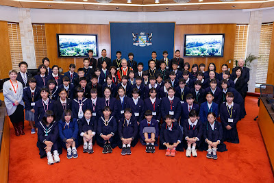 Photo from the Saitama Schools' Visit to Hamilton City Council, Hamilton, New Zealand. Taken: Tuesday, 7 August 2018. Photography: Mike Walen / KeyImagery Photography. Copyright: © Hamilton City Council