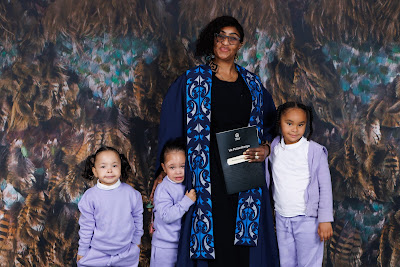 Photo from the TWoA Tāmaki Makaurau 2023 Graduations (Ceremony 4 @ 10am), held at the Due Drop Events Centre, Manukau, Auckland, New Zealand on Thursday, 8 June, 2023. Photo: Mike Walen / KeyImagery Photography. Copyright: © Te Wānanga o Aotearoa.