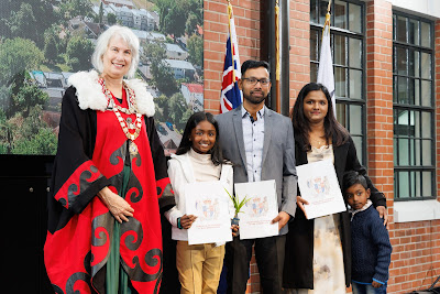 Photo from the HCC NZ Citizenship Ceremony 1 (Morning) held at The Atrium, Wintec/Te Pukenga, Hamilton, Waikato, New Zealand at 10:00am on Monday, 17 June, 2024. Photo: Mike Walen / KeyImagery Photography. Copyright: © Hamilton City Council.