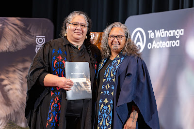Photo from the TWoA Whirikoka 2024 Graduation (Gisborne), held at the War Memorial Theatre, Gisborne, East Coast, New Zealand on Wednesday, 16 April, 2025. Photo by Alick Saunders for KeyImagery Photography. Copyright: © 2025 Te Wānanga o Aotearoa.