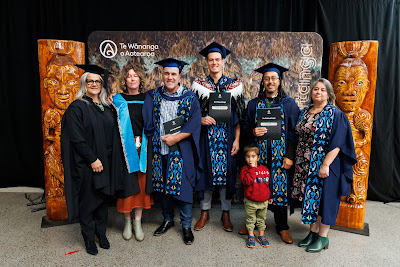Photo from the TWoA Waiariki 2023 Graduations (Waiwhero), held at Te Puia, Rotorua, Bay of Plenty, New Zealand on Friday, 12 May, 2023. Photo: Mike Walen / KeyImagery Photography. Copyright: © Te Wānanga o Aotearoa.