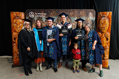 Photo from the TWoA Waiariki 2023 Graduations (Waiwhero), held at Te Puia, Rotorua, Bay of Plenty, New Zealand on Friday, 12 May, 2023. Photo: Mike Walen / KeyImagery Photography. Copyright: © Te Wānanga o Aotearoa.