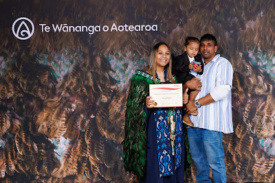 Photo from the TWoA Tāmaki Makaurau 2023 November Graduations (Ceremony 1 @ 1pm), held at the Due Drop Events Centre, Manukau, Auckland, New Zealand on Tuesday, 28 November, 2023. Photo: Mike Walen / KeyImagery Photography. Copyright: © Te Wānanga o Aotearoa.