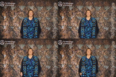 Booth photo from the TWoA Waiariki 2023 Graduations (Whakatāne), held at the Baptist Church, Whakatāne, Bay of Plenty, New Zealand on Wednesday, 17 May, 2023. Photo: Mike Walen / KeyImagery Photography. Copyright: © Te Wānanga o Aotearoa.