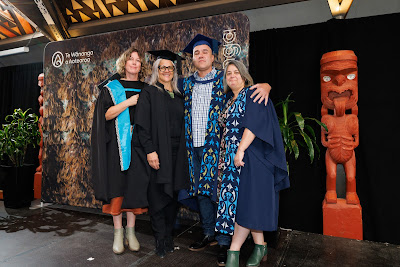 Photo from the TWoA Waiariki 2023 Graduations (Waiwhero), held at Te Puia, Rotorua, Bay of Plenty, New Zealand on Friday, 12 May, 2023. Photo: Mike Walen / KeyImagery Photography. Copyright: © Te Wānanga o Aotearoa.