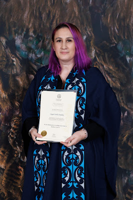 Photo from the TWoA Tāmaki Makaurau 2023 Graduations (Ceremony 3 @ 8pm), held at the Due Drop Events Centre, Manukau, Auckland, New Zealand on Wednesday, 7 June, 2023. Photo: Mike Walen / KeyImagery Photography. Copyright: © Te Wānanga o Aotearoa.