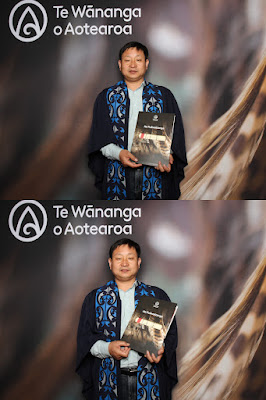 Booth photo from Ceremony 1 of the TWoA Tāmaki Makaurau 2025 Graduations (November Ceremonies) held at Church Unlimited, Glendene, Auckland, New Zealand at 12pm on Tuesday, 11 November, 2025. Photography by InstaBooth / KeyImagery Photography. Copyright: © 2025 Te Wānanga o Aotearoa.