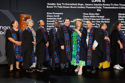 Photo from the TWoA Tāmaki Makaurau 2024 Graduations (Ceremony 4 @ 7pm), held at Church Unlimited, Glendene, Auckland, New Zealand on Tuesday, 25 June, 2024. Photo: Mike Walen / KeyImagery Photography. Copyright: © Te Wānanga o Aotearoa.