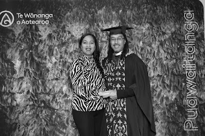 Booth photo from the TWoA Waiariki 2023 Graduations (Waiwhero), held at Te Puia, Rotorua, Bay of Plenty, New Zealand on Friday, 12 May, 2023. Photo: Instabooth by KeyImagery. Copyright: © Te Wānanga o Aotearoa.