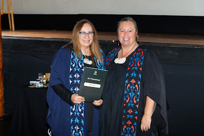 Photo from the TWoA Waiariki 2023 Graduations (Ōpōtiki), held at the De Luxe Theatre, Ōpōtiki, Bay of Plenty, New Zealand on Friday, 28 May, 2023. Photo: Mike Walen / KeyImagery Photography. Copyright: © Te Wānanga o Aotearoa.