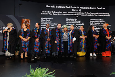 Photo from the TWoA Tāmaki Makaurau 2024 Graduations (Ceremony 4 @ 7pm), held at Church Unlimited, Glendene, Auckland, New Zealand on Tuesday, 25 June, 2024. Photo: Mike Walen / KeyImagery Photography. Copyright: © Te Wānanga o Aotearoa.