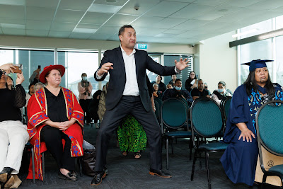 Photo from the TWoA Tainui 2022 Graduations (Mangakotukutuku), held at the Mangakotukutuku Campus, Hamilton, Waikato, New Zealand. Taken: Friday 9 September, 2022. Photo: Mike Walen / KeyImagery Photography. Copyright: © Te Wananga o Aotearoa.