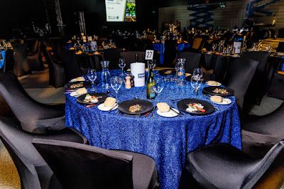 Photo from the Gala Dinner on Day 2 of the HIANZ Conference & Trade Show 2019 held at the Claudelands Events Centre, Hamilton, New Zealand. Taken: Thursday, 4 July 2019. Photography: Mike Walen / KeyImagery Photography. Copyright: © HIANZ.