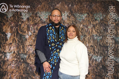Booth photo from the TWoA Waiariki 2023 Graduations (Whakatāne), held at the Baptist Church, Whakatāne, Bay of Plenty, New Zealand on Wednesday, 17 May, 2023. Photo: Mike Walen / KeyImagery Photography. Copyright: © Te Wānanga o Aotearoa.
