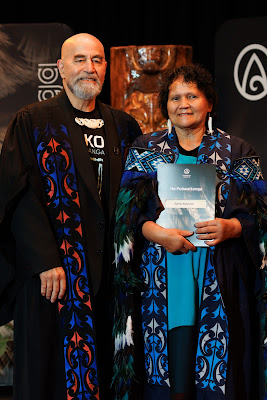 Photo from the TWoA Whirikoka 2024 Graduation (Gisborne), held at the War Memorial Theatre, Gisborne, East Coast, New Zealand on Wednesday 10 April, 2024. Photo by Mike Walen / KeyImagery Photography. Copyright: © Te Wānanga o Aotearoa.