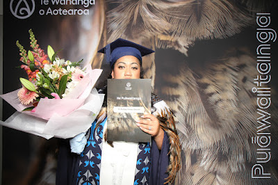 Booth photo from the TWoA Tainui 2025 Graduations (Ceremony 3 @ 10am) held at Claudelands Event Centre in Hamilton, Waikato, New Zealand on Wednesday, 30 April, 2025. Photography by InstaBooth / KeyImagery Photography. Copyright: © 2025 Te Wānanga o Aotearoa.